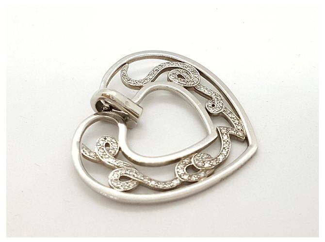 Pendente Repossi LOVE in oro bianco e diamanti Argento - vista 5