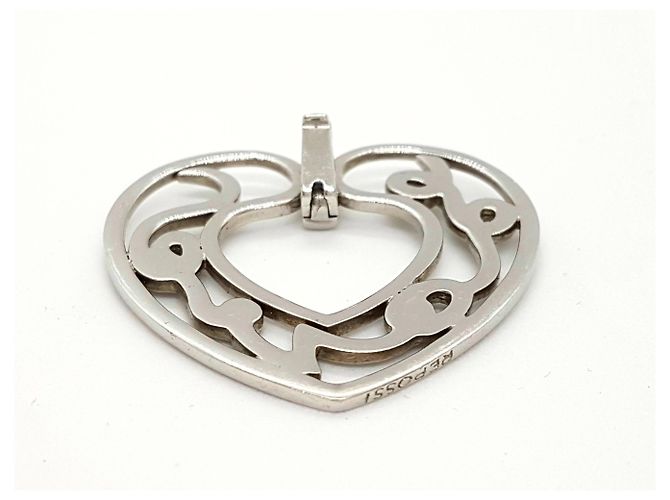 Pendente Repossi LOVE in oro bianco e diamanti Argento - vista 6