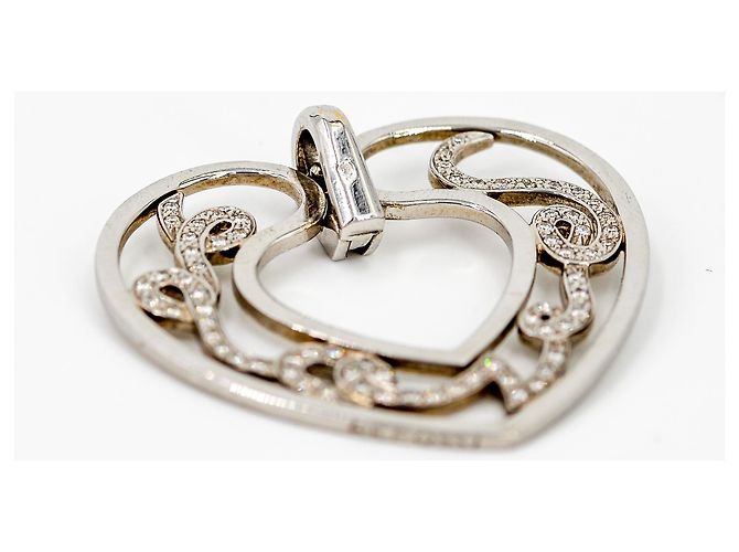 Pendente Repossi LOVE in oro bianco e diamanti Argento - vista 8