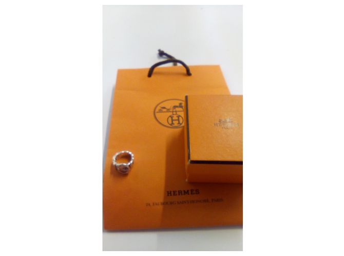 Hermès cintura dell'anello di Hermes Argento - vista 5