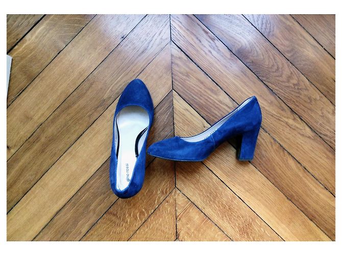 Gino Rossi Décolleté blu royal - vista 5