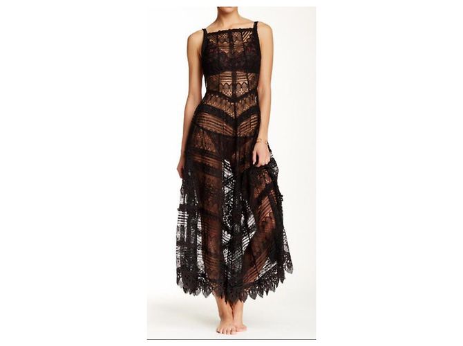 Free People Kleid aus schwarzer Spitze - Ansicht 5