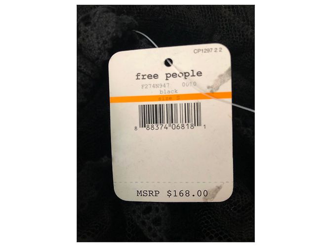 Free People Kleid aus schwarzer Spitze - Ansicht 7