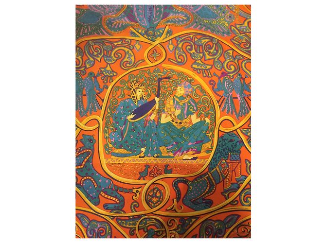 Constance Hermès Silk Scarf Multicolore 140cm Multiple colors - vista 5