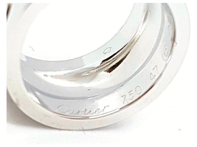 Cartier Love Ring aus Weißgold Größe 47 Silber - Ansicht 5