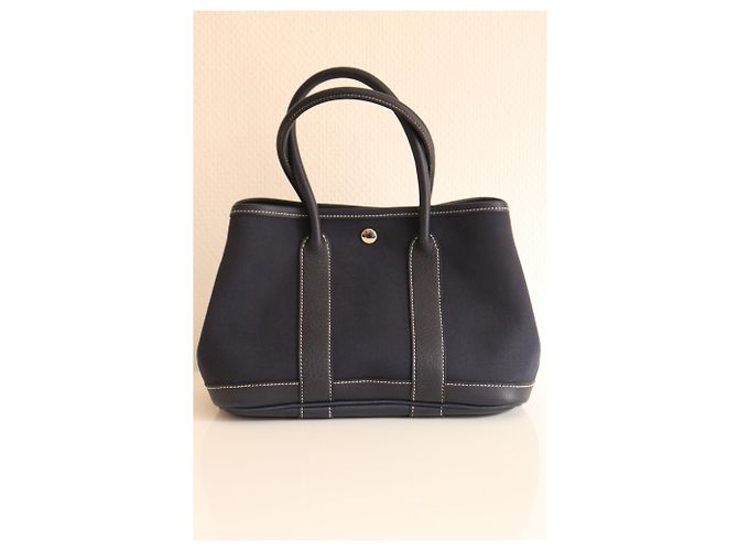 Hermès Garden Party TTPM blu scuro Blu navy - vista 3