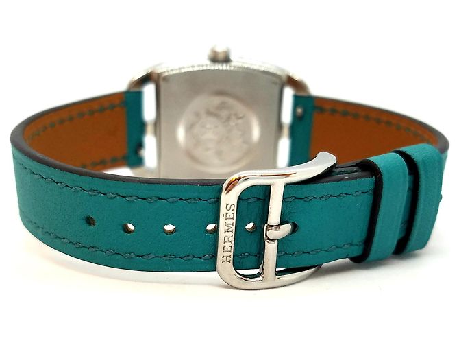 Reloj Hermès Cap Code Tonneau PM Acero Plata - vista 11