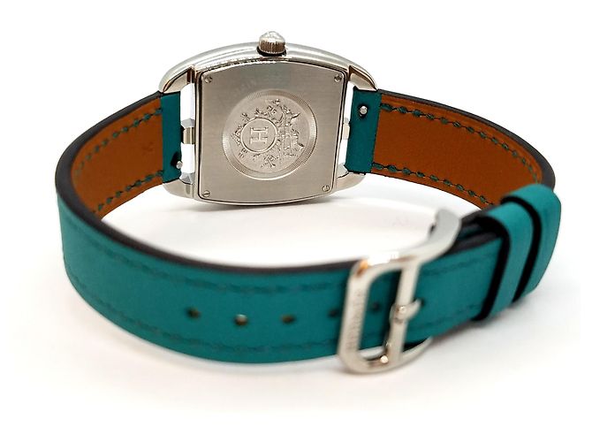 Reloj Hermès Cap Code Tonneau PM Acero Plata - vista 12