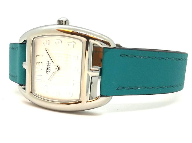 Reloj Hermès Cap Code Tonneau PM Acero Plata - vista 15
