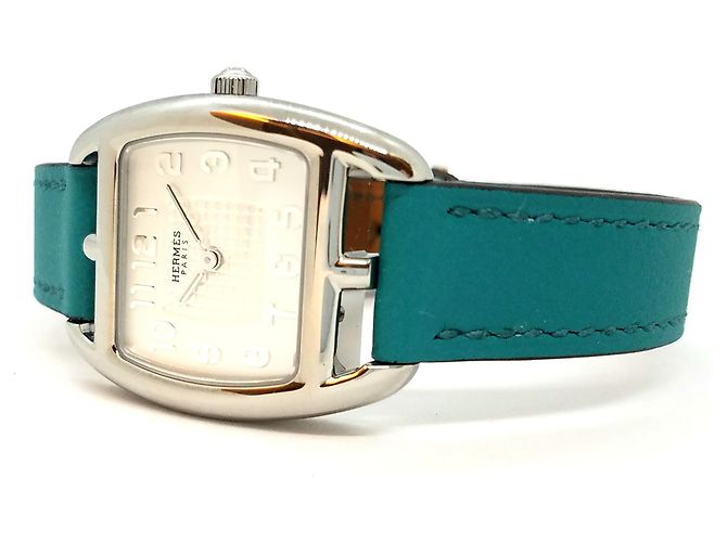 Reloj Hermès Cap Code Tonneau PM Acero Plata - vista 16