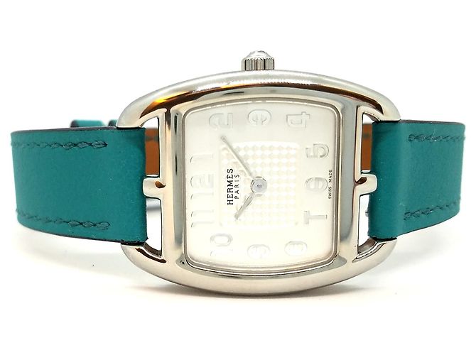 Reloj Hermès Cap Code Tonneau PM Acero Plata - vista 17