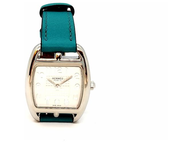 Reloj Hermès Cap Code Tonneau PM Acero Plata - vista 18