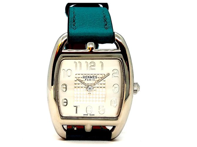 Reloj Hermès Cap Code Tonneau PM Acero Plata - vista 19