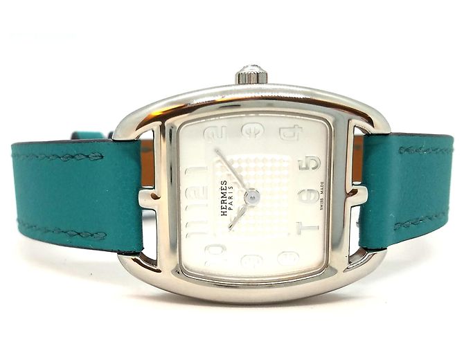 Reloj Hermès Cap Code Tonneau PM Acero Plata - vista 2