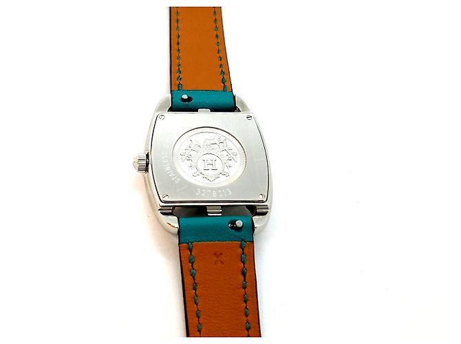 Reloj Hermès Cap Code Tonneau PM Acero Plata - vista 20