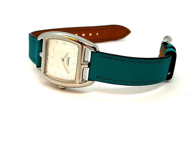 Reloj Hermès Cap Code Tonneau PM Acero Plata - vista 6