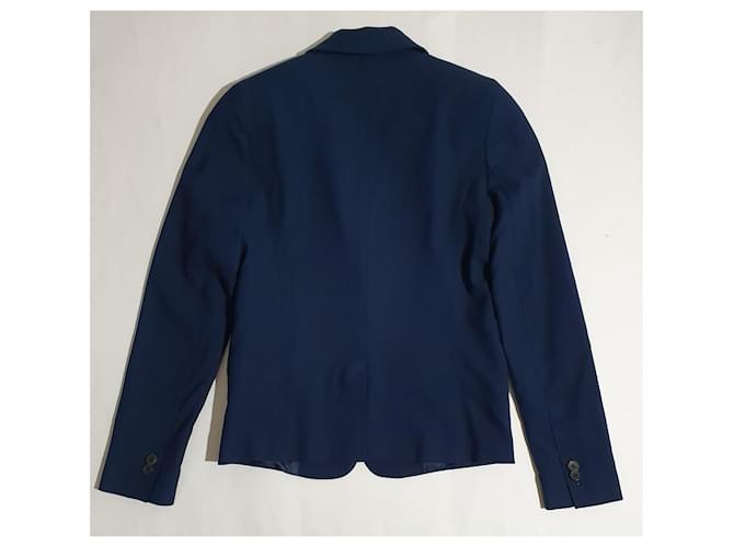 Blazer Set Azul de Lana - vista 3