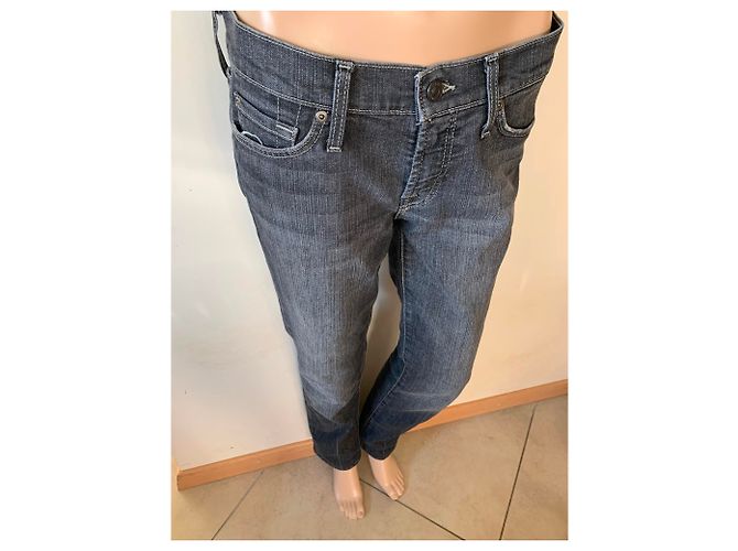 Jeans 7 For All Mankind Grigio Cotone Elastan 29 - vista 2
