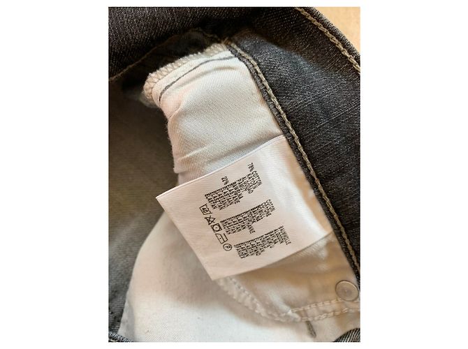 Jeans 7 For All Mankind Grigio Cotone Elastan 29 - vista 7