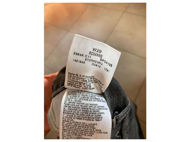 Jeans 7 For All Mankind Grigio Cotone Elastan 29 - vista 8