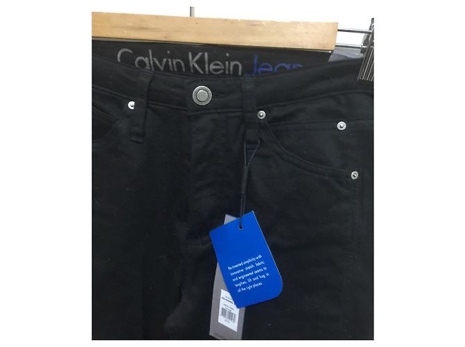 Calvin Klein CK Skinny Sculptured Jeans Negro - vista 3