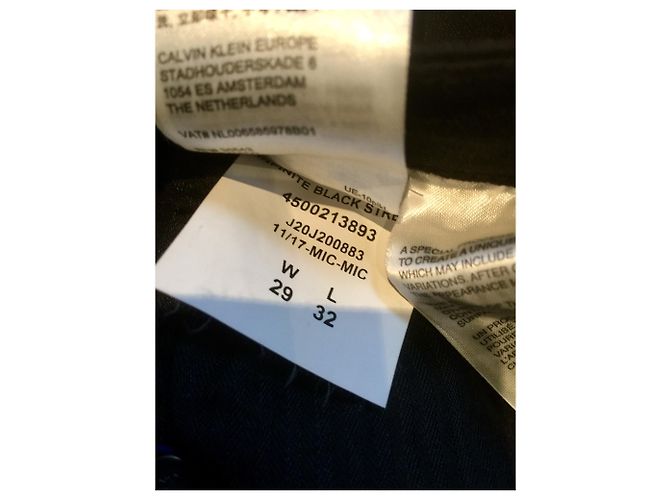 Calvin Klein CK Skinny Sculptured Jeans Negro - vista 4