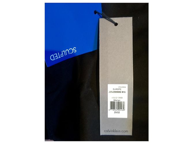 Calvin Klein CK Skinny Sculptured Jeans Negro - vista 5