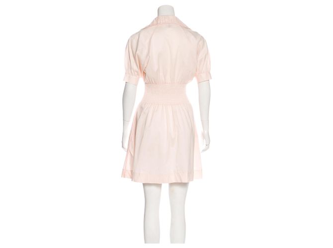 Diane Von Furstenberg Axel Hemdkleid rosa Baumwolle Pink - Ansicht 3