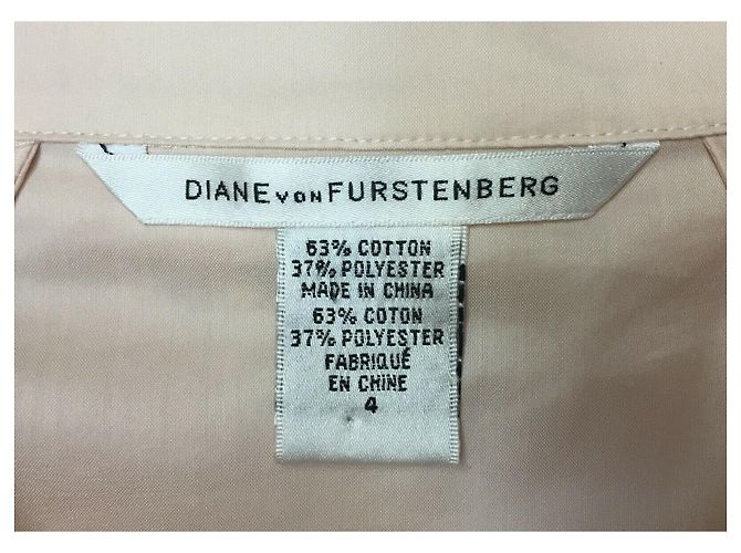 Diane Von Furstenberg Axel Hemdkleid rosa Baumwolle Pink - Ansicht 4