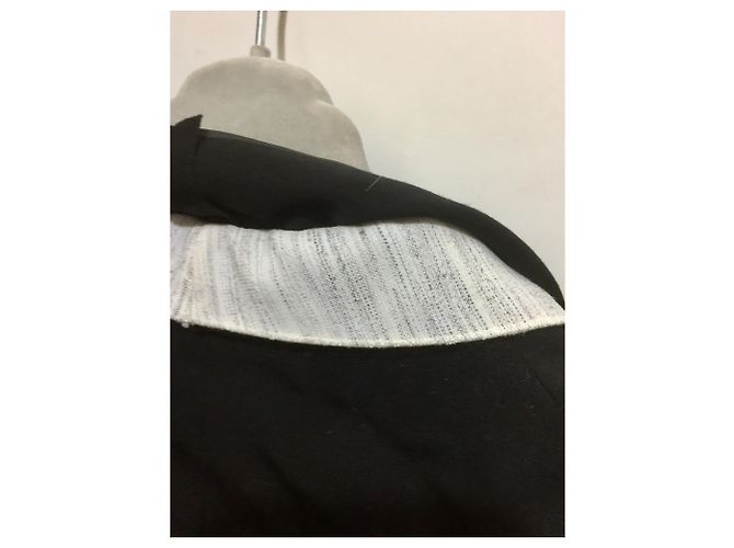 Balenciaga Chaqueta corta estilo esmoquin Negro - vista 10