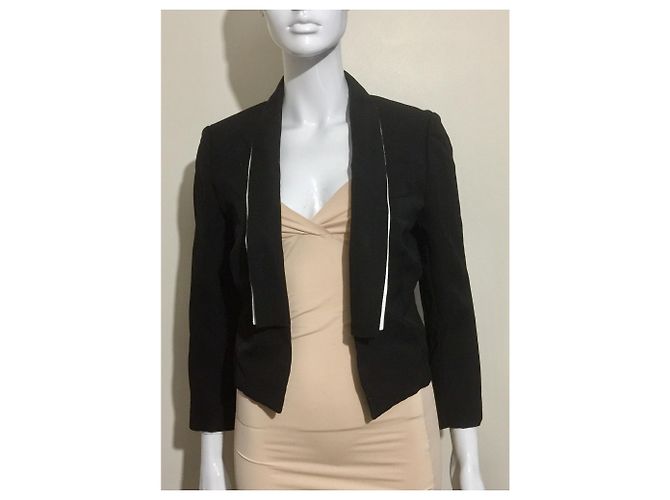 Balenciaga Chaqueta corta estilo esmoquin Negro - vista 2