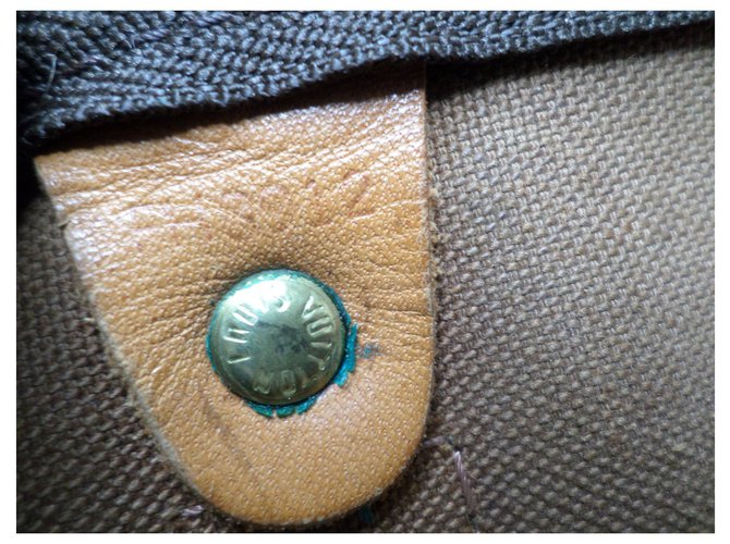 Louis Vuitton keepall Castaño - vista 12