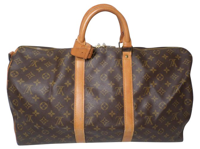 Louis Vuitton keepall Castaño - vista 2