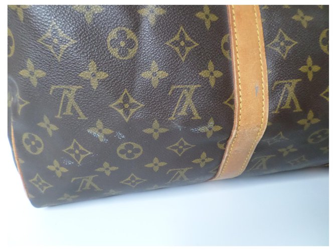 Louis Vuitton keepall Castaño - vista 3