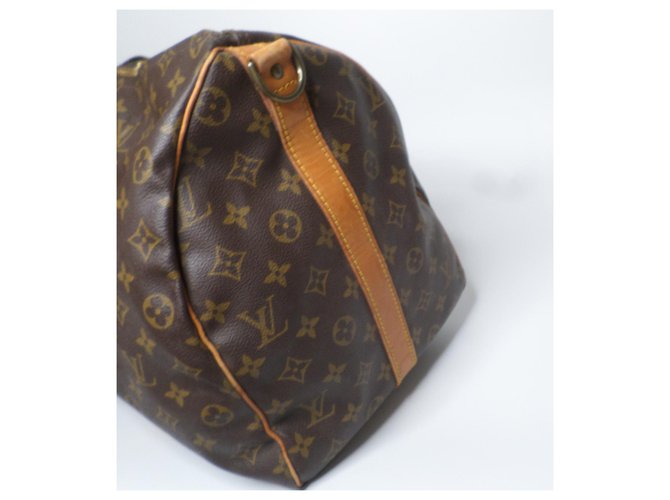 Louis Vuitton keepall Castaño - vista 4