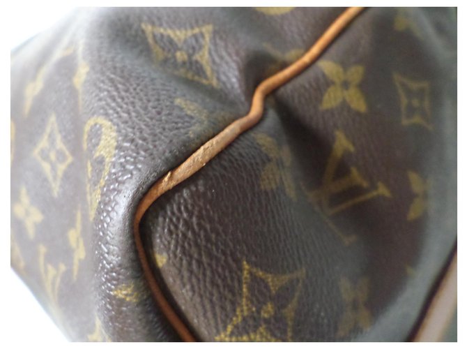 Louis Vuitton keepall Castaño - vista 7
