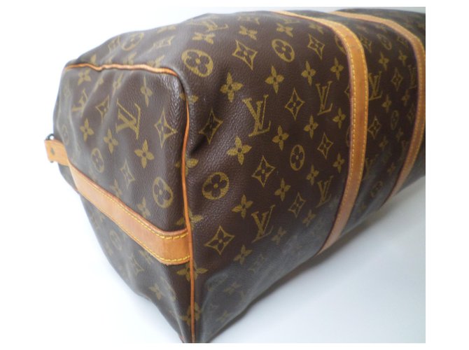 Louis Vuitton keepall Castaño - vista 8