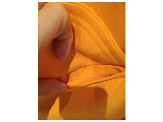 Gabardina Tara Jarmon naranja de algodón talla 38 - vista 3