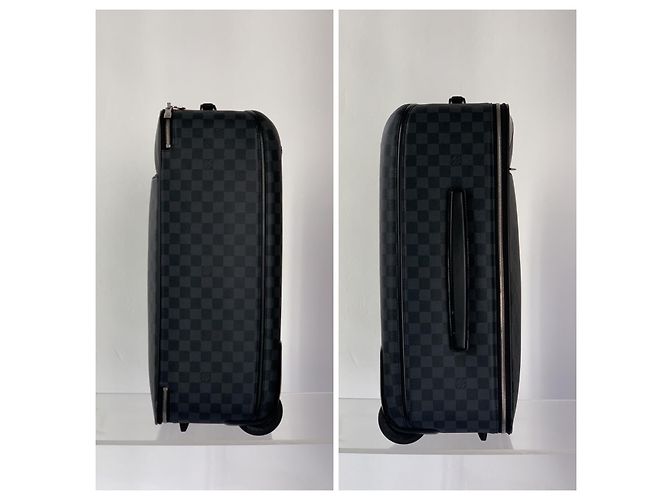 Louis Vuitton PEGASE LIGHT 55 Luggage Noir Gris - vue 11