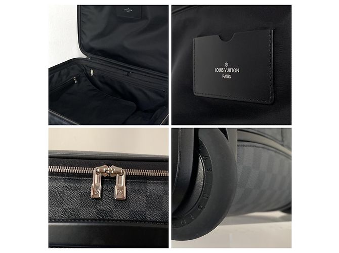 Louis Vuitton PEGASE LIGHT 55 Luggage Noir Gris - vue 12