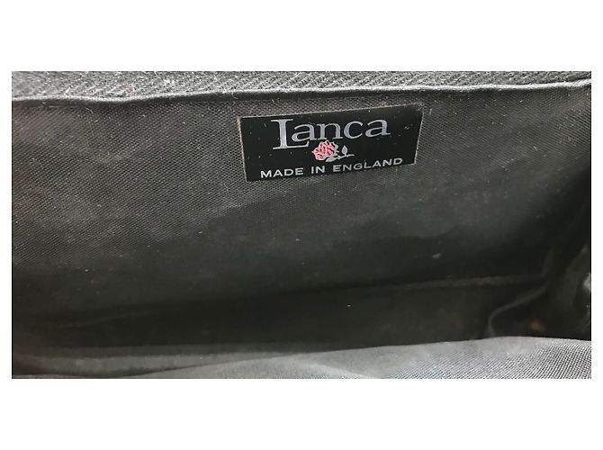 Vintage schwarze Patenthandtasche - Ansicht 16