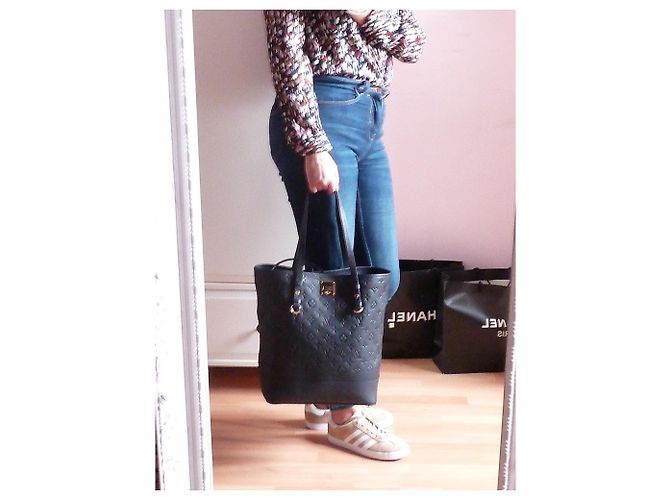 Citadines LOUIS VUITTON BORSA CITADINE PM IN PELLE MONOGRAM FOOTPRINT Blu navy - vista 11