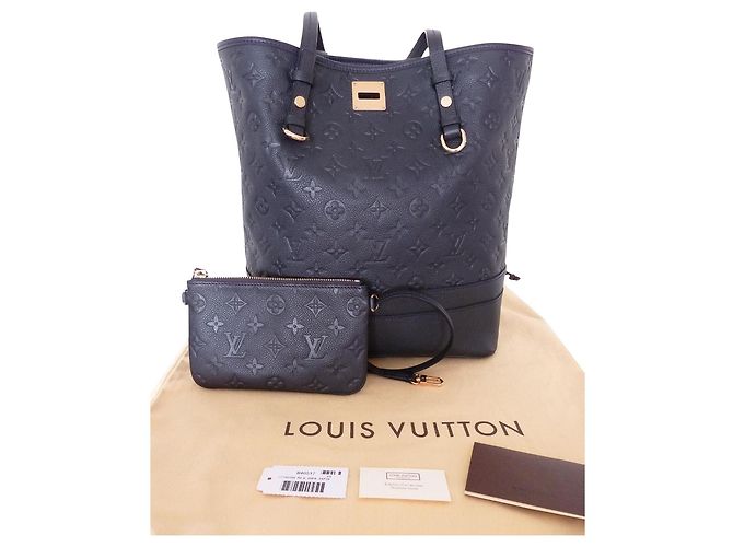 Citadines LOUIS VUITTON BORSA CITADINE PM IN PELLE MONOGRAM FOOTPRINT Blu navy - vista 2