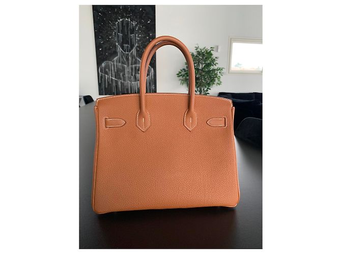 Hermès Birkin 30 Togo Pelle di Vitello Beige - vista 3