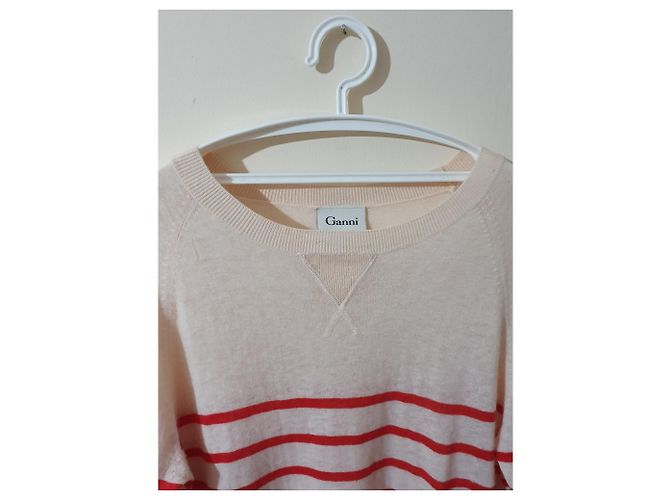Ganni Oversize Pullover aus Wolle und Acryl Mehrfarben - Ansicht 3