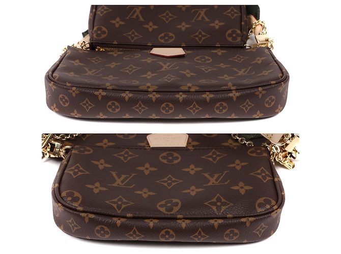 Multi Pochette Embrague múltiple Louis Vuitton en lona monogram, Nueva condición Castaño - vista 11