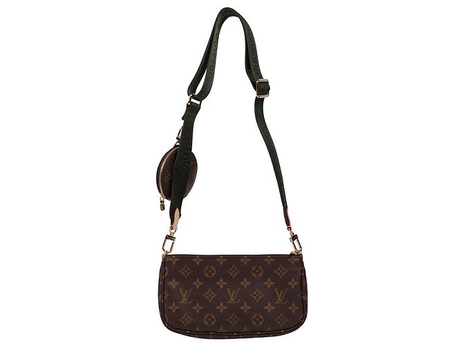 Multi Pochette Embrague múltiple Louis Vuitton en lona monogram, Nueva condición Castaño - vista 2