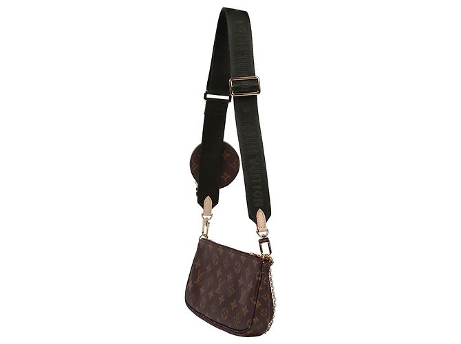 Multi Pochette Embrague múltiple Louis Vuitton en lona monogram, Nueva condición Castaño - vista 4