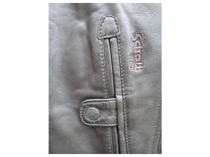 Schott men's leather jacket, size L, made in USA - view 2