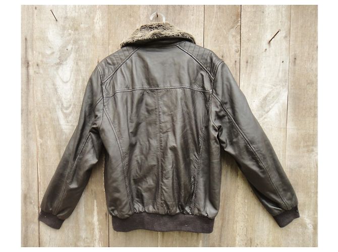 Schott men's leather jacket, size L, made in USA - view 8